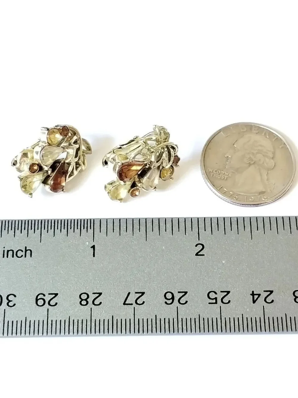 Coro Vintage Clip Earrings